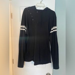 Men’s RVCA XXL Light Weight Hoody with front pocket and button neck detail